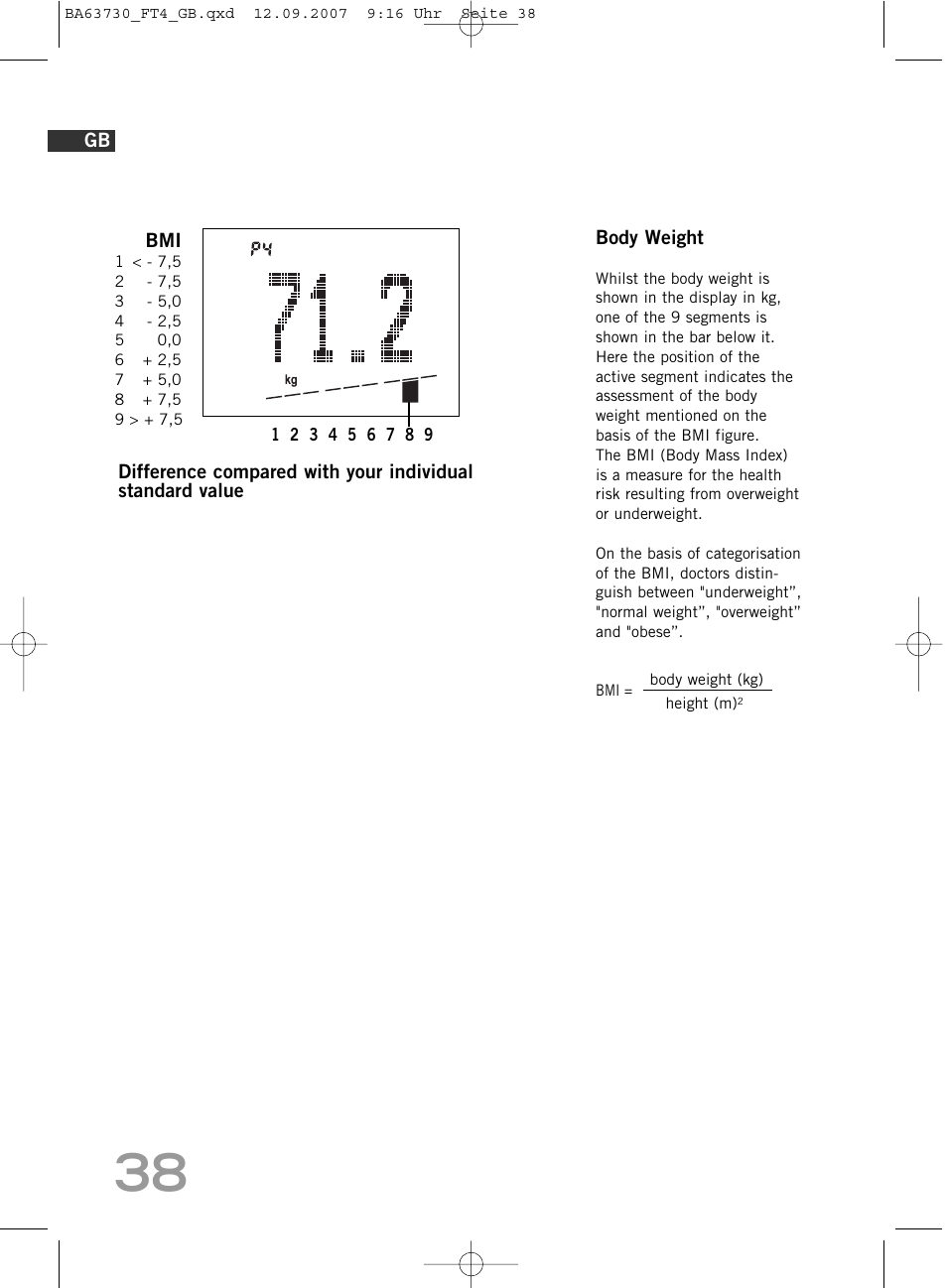 SOEHNLE Body Balance Slim Design FT4 User Manual | Page 38 / 400