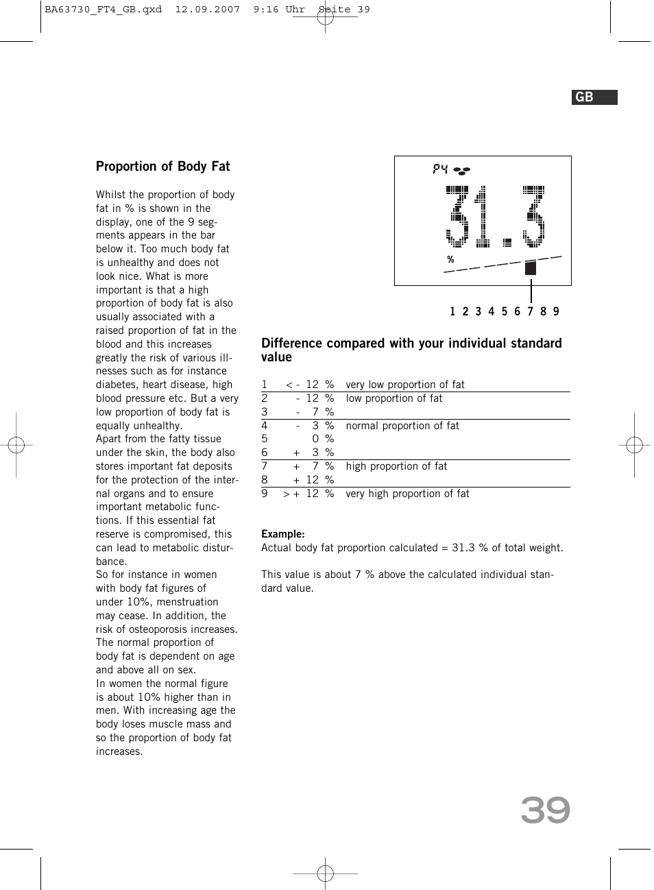 SOEHNLE Body Balance Slim Design FT4 User Manual | Page 39 / 400