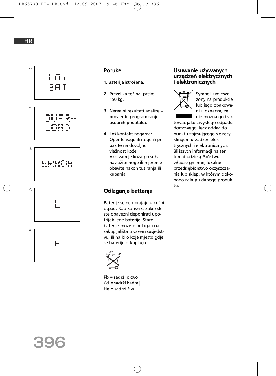 SOEHNLE Body Balance Slim Design FT4 User Manual | Page 396 / 400