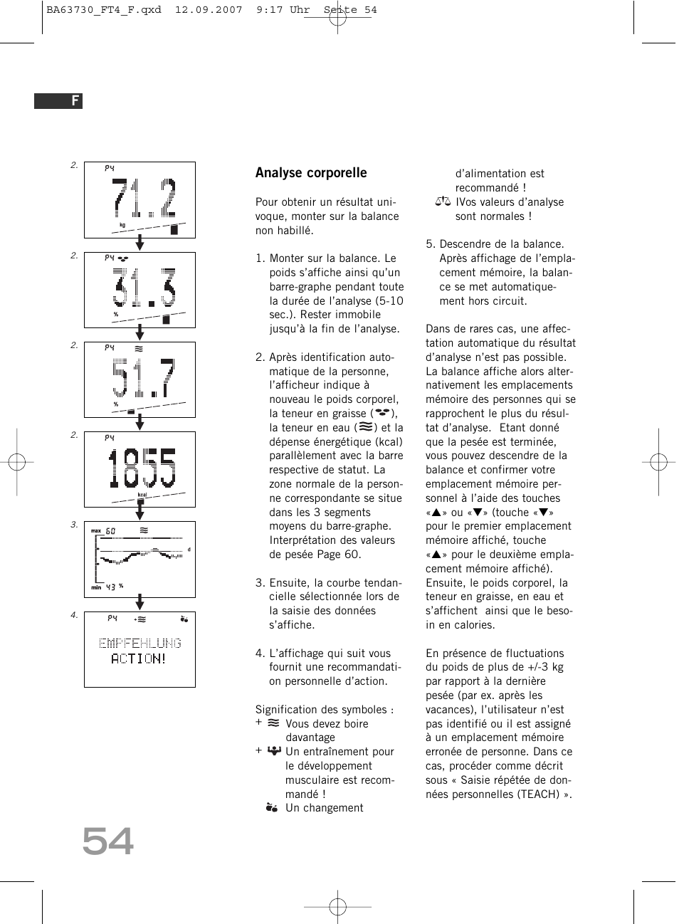 SOEHNLE Body Balance Slim Design FT4 User Manual | Page 54 / 400