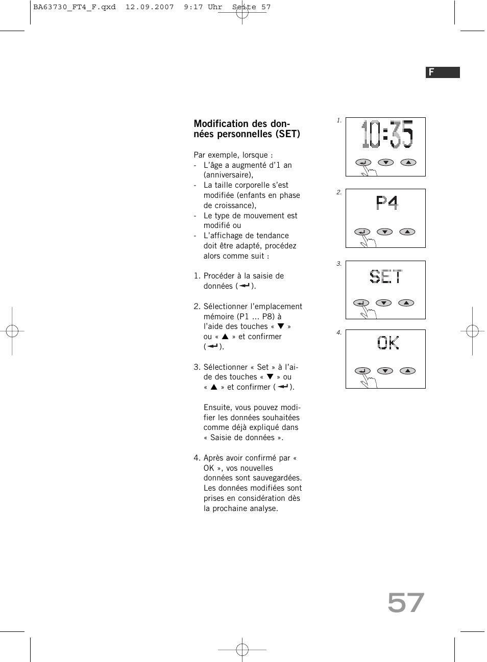 SOEHNLE Body Balance Slim Design FT4 User Manual | Page 57 / 400