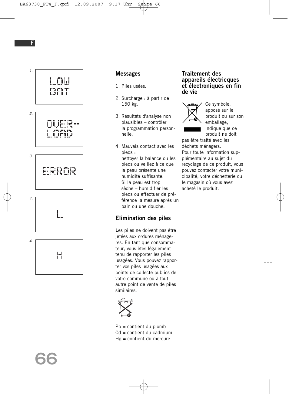 SOEHNLE Body Balance Slim Design FT4 User Manual | Page 66 / 400
