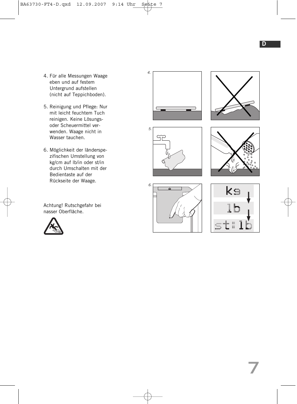 SOEHNLE Body Balance Slim Design FT4 User Manual | Page 7 / 400