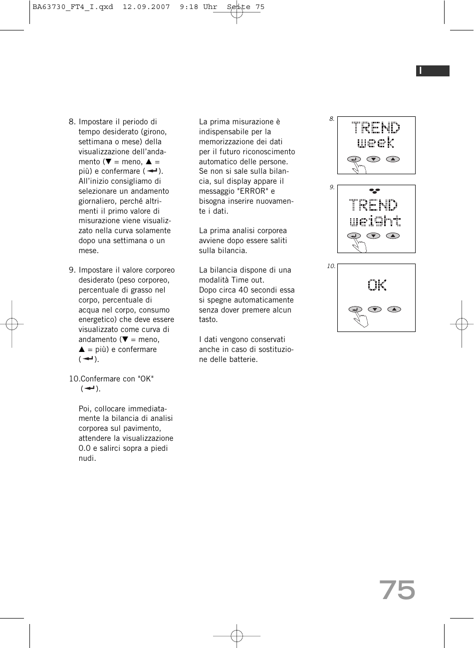 SOEHNLE Body Balance Slim Design FT4 User Manual | Page 75 / 400