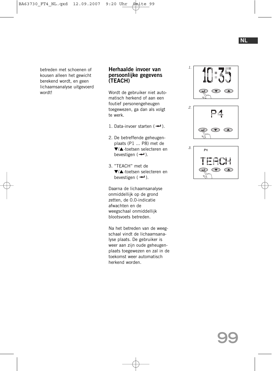 SOEHNLE Body Balance Slim Design FT4 User Manual | Page 99 / 400