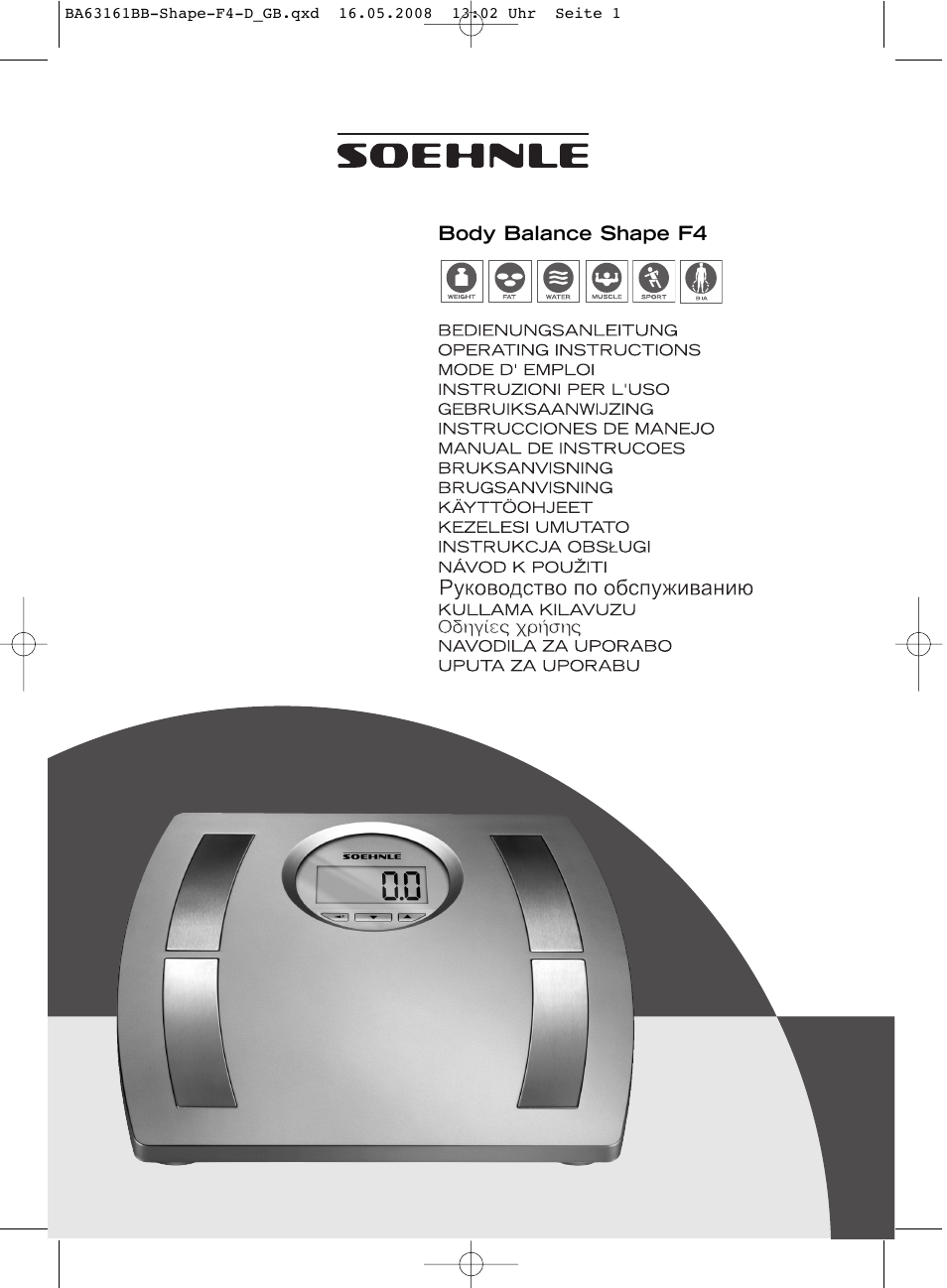 SOEHNLE Shape F4 User Manual | 240 pages