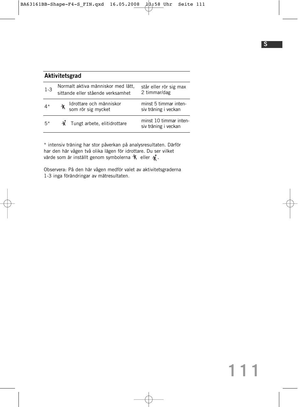 SOEHNLE Shape F4 User Manual | Page 111 / 240