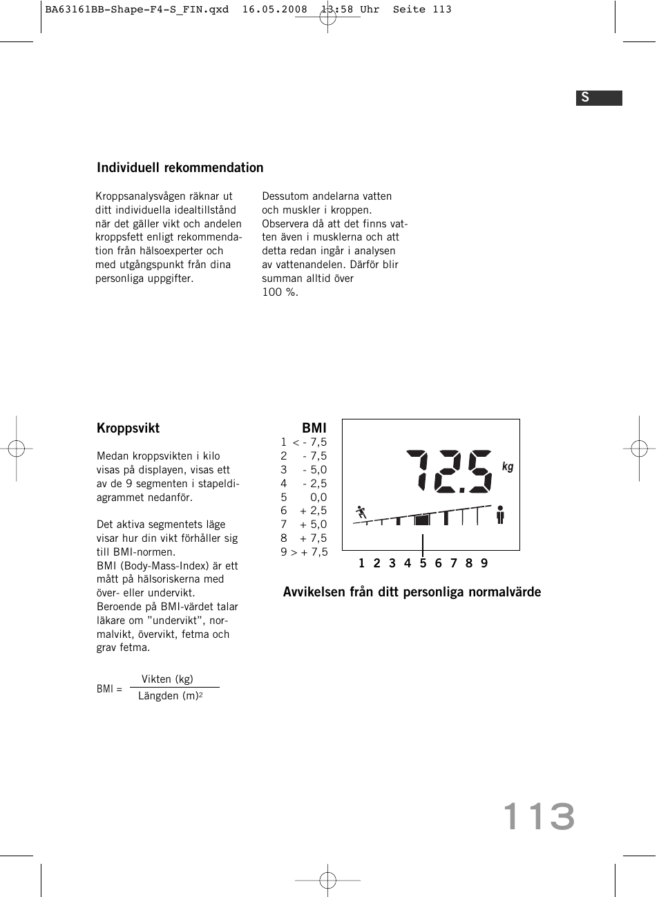 SOEHNLE Shape F4 User Manual | Page 113 / 240