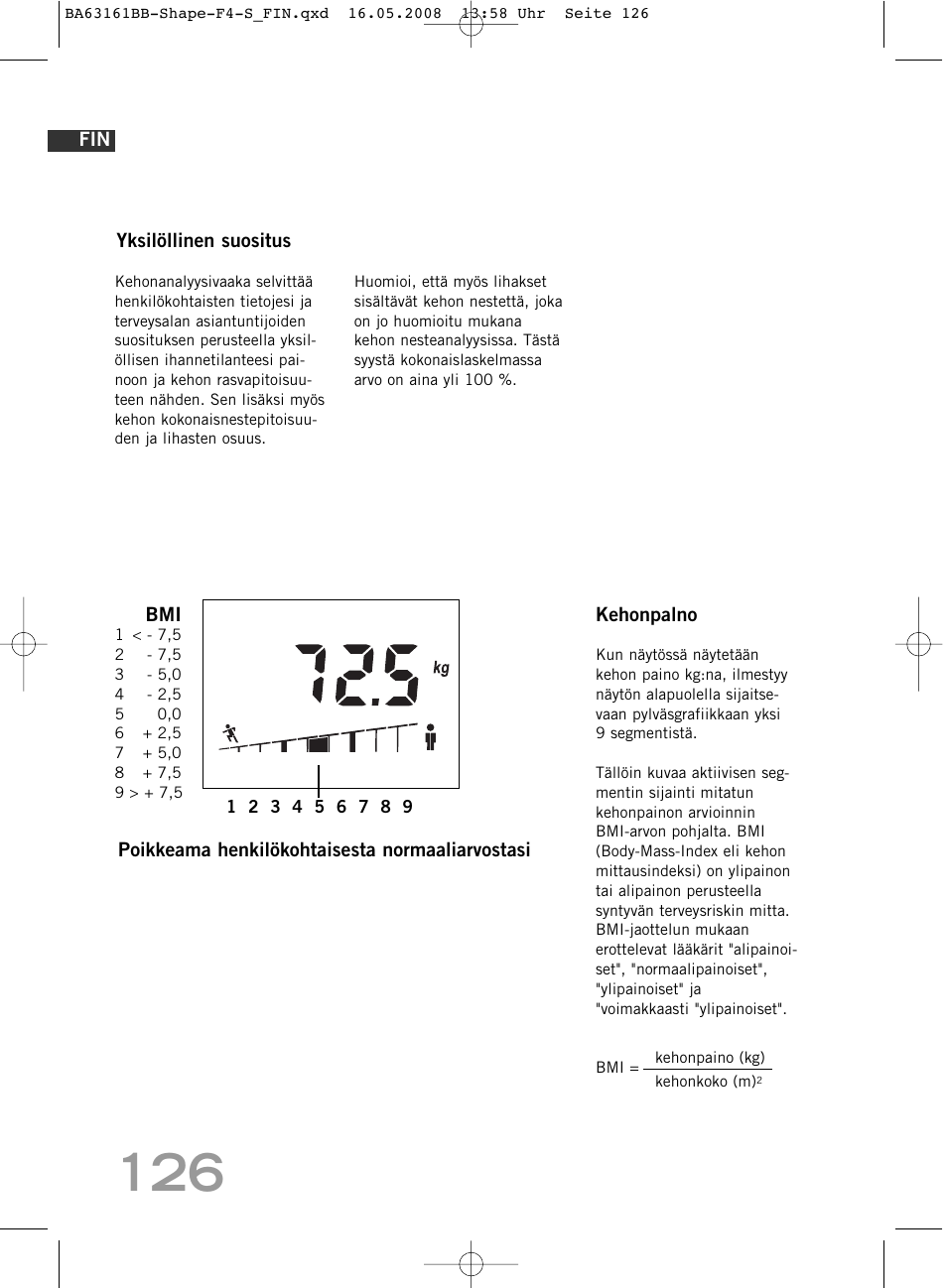 SOEHNLE Shape F4 User Manual | Page 126 / 240