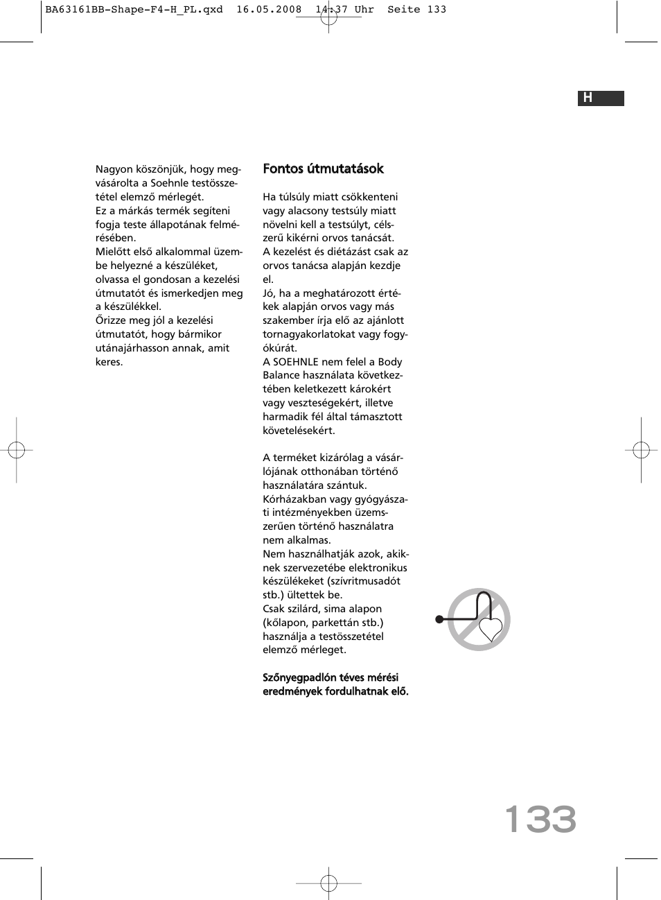 SOEHNLE Shape F4 User Manual | Page 133 / 240