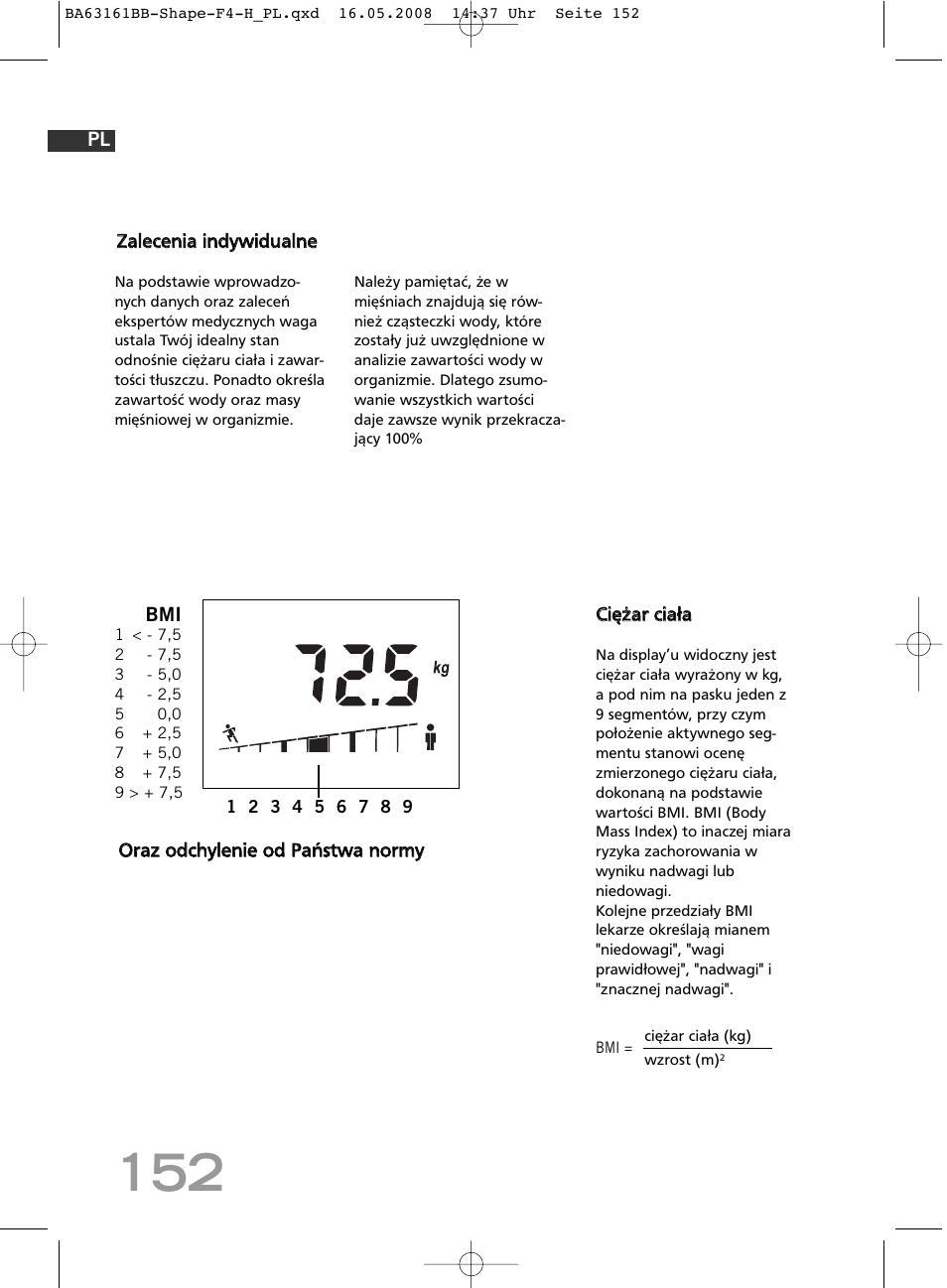 SOEHNLE Shape F4 User Manual | Page 152 / 240