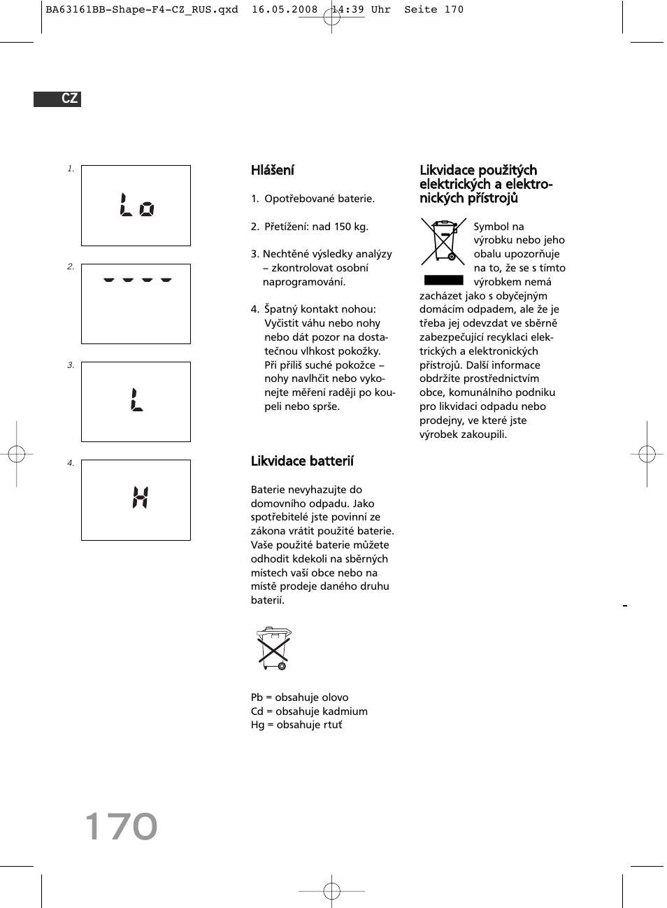 SOEHNLE Shape F4 User Manual | Page 170 / 240