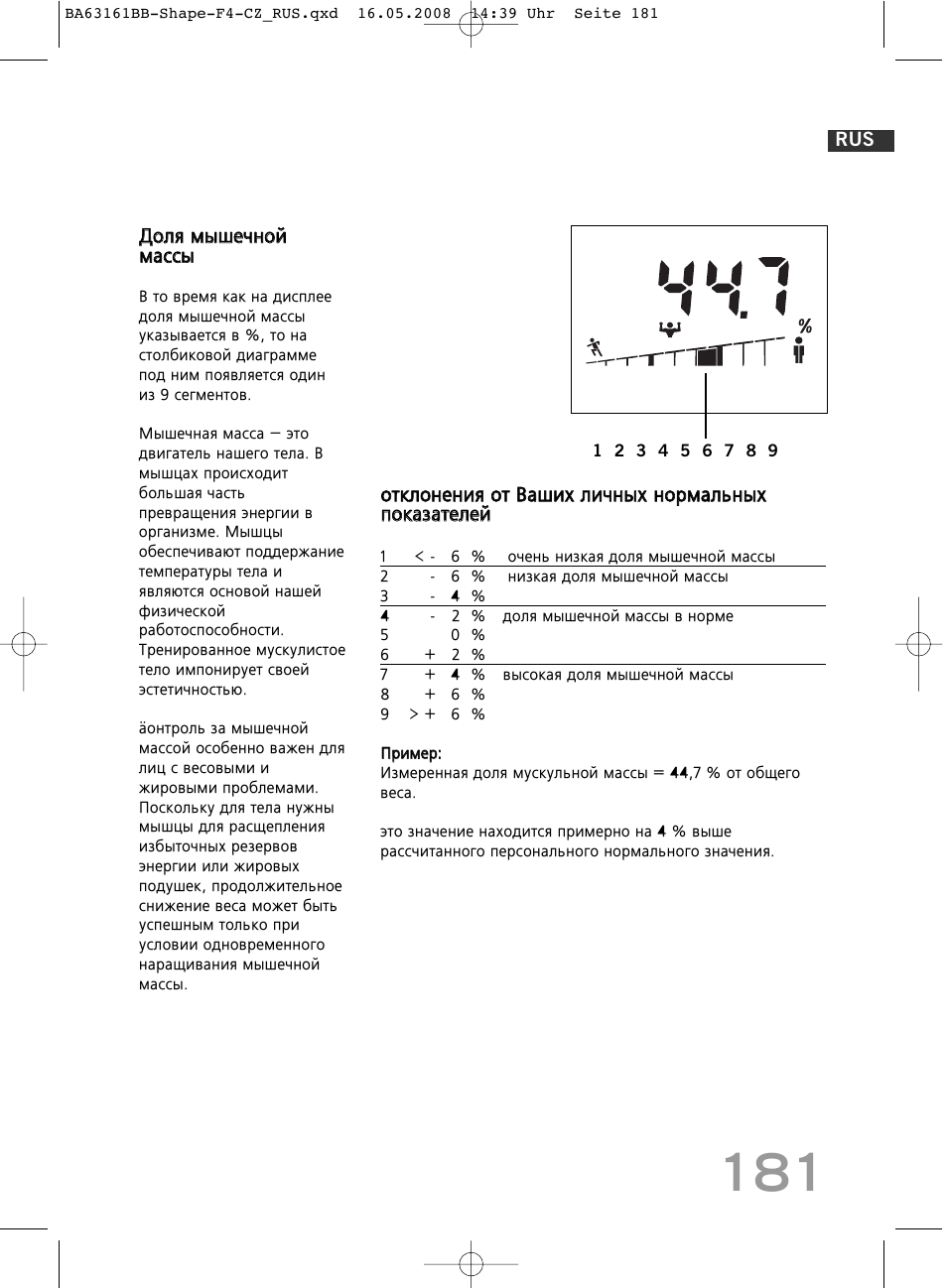 SOEHNLE Shape F4 User Manual | Page 181 / 240