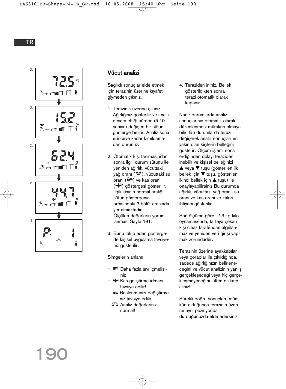 SOEHNLE Shape F4 User Manual | Page 190 / 240