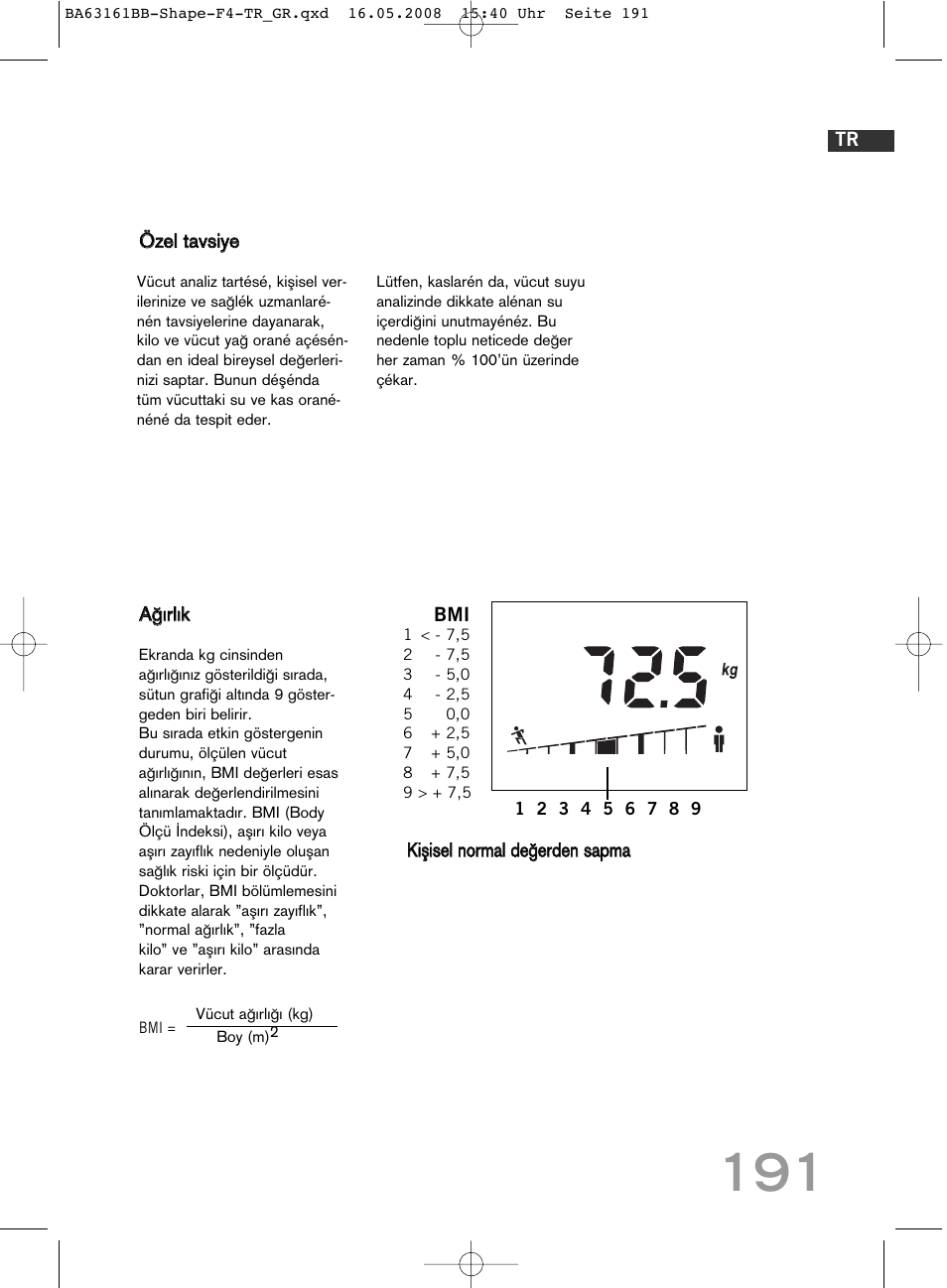 SOEHNLE Shape F4 User Manual | Page 191 / 240