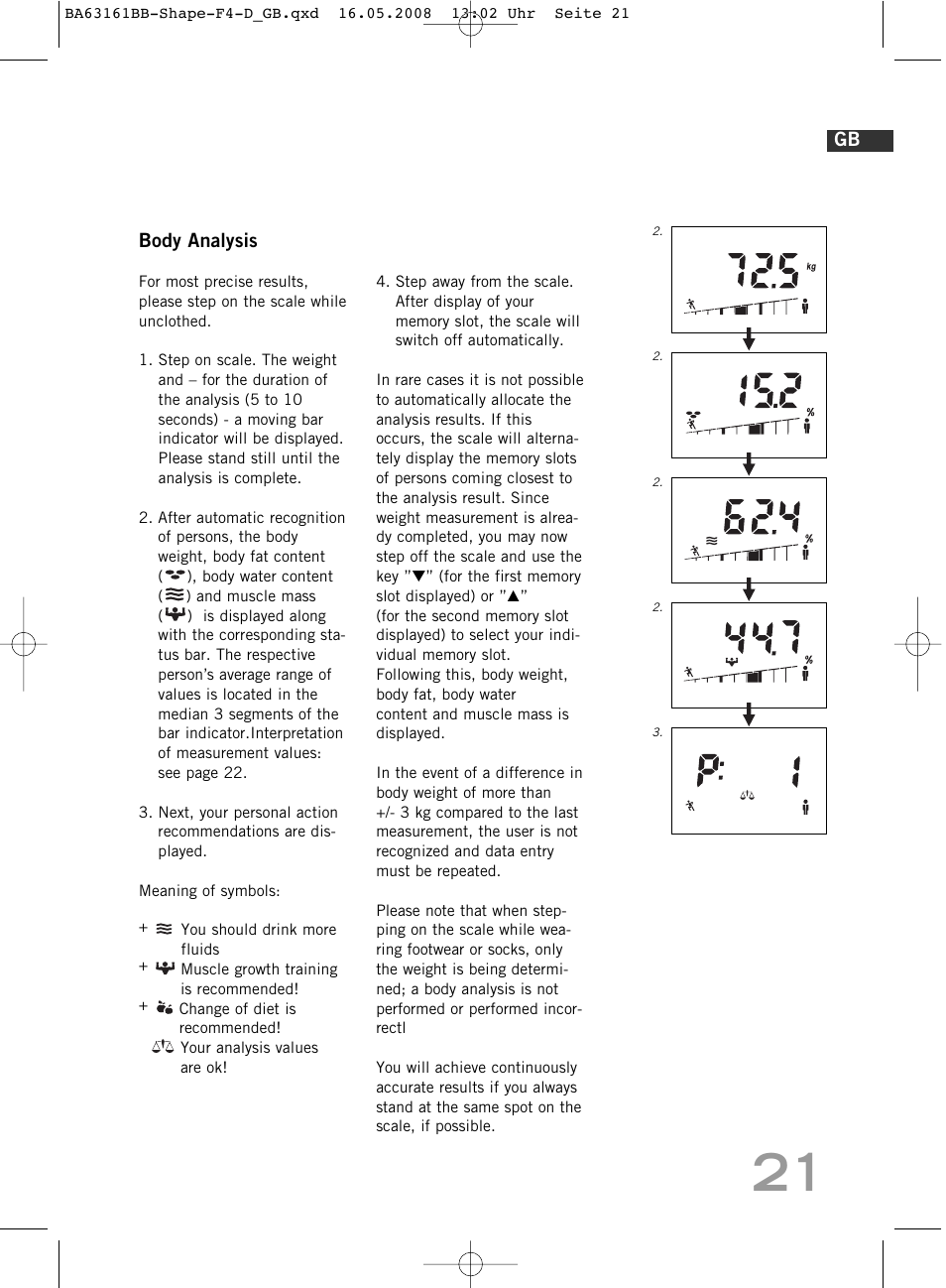 SOEHNLE Shape F4 User Manual | Page 21 / 240