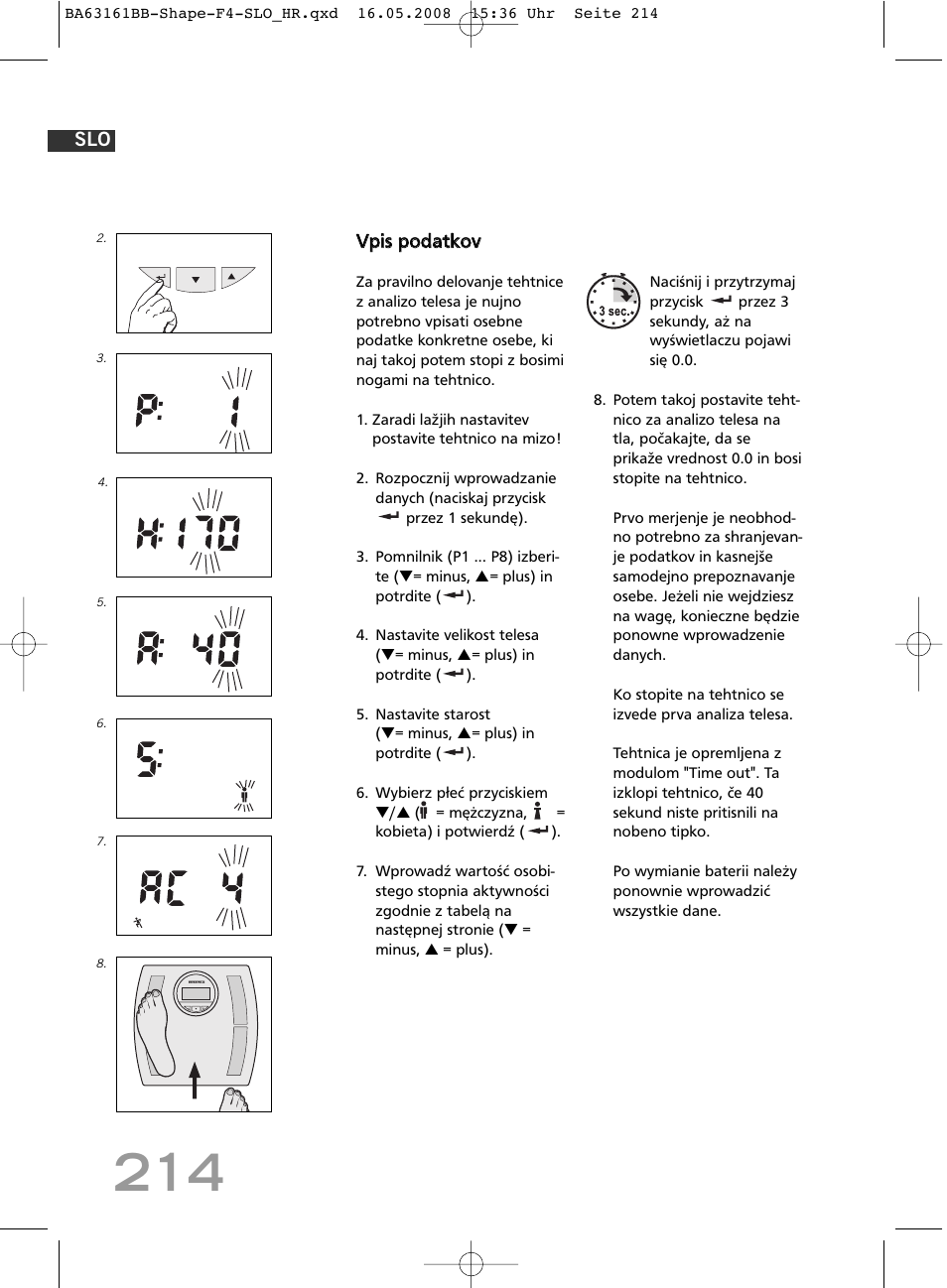 SOEHNLE Shape F4 User Manual | Page 214 / 240