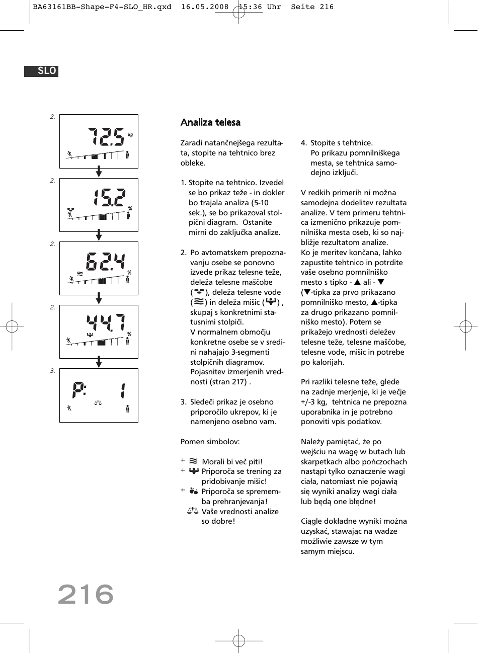 SOEHNLE Shape F4 User Manual | Page 216 / 240