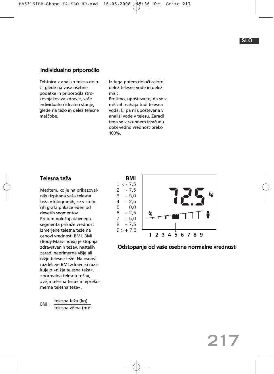 SOEHNLE Shape F4 User Manual | Page 217 / 240