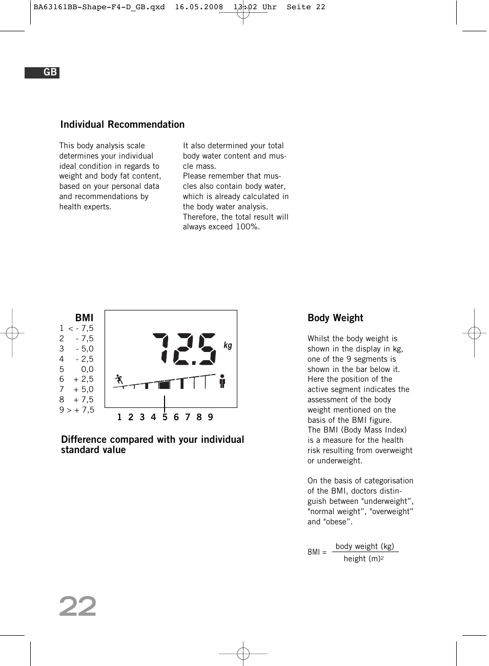 SOEHNLE Shape F4 User Manual | Page 22 / 240