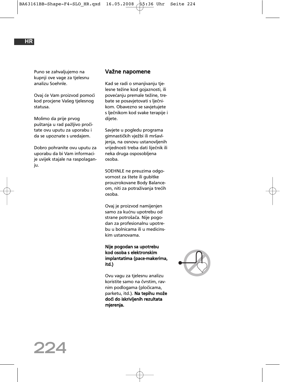 SOEHNLE Shape F4 User Manual | Page 224 / 240