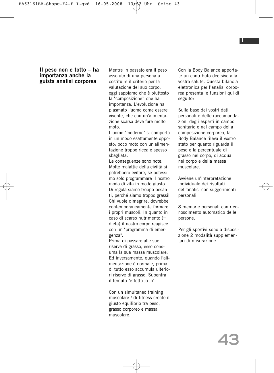 SOEHNLE Shape F4 User Manual | Page 43 / 240