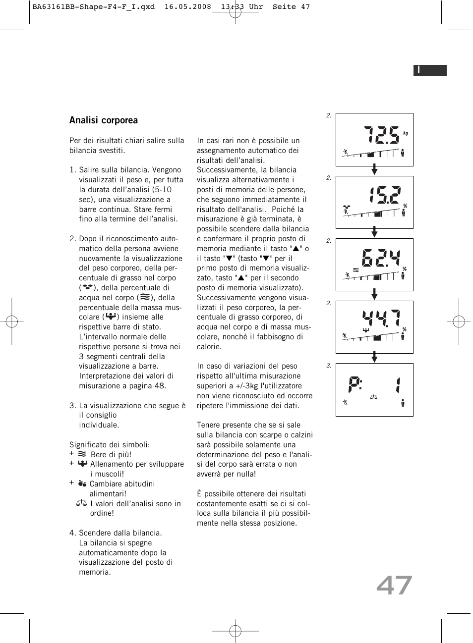 SOEHNLE Shape F4 User Manual | Page 47 / 240