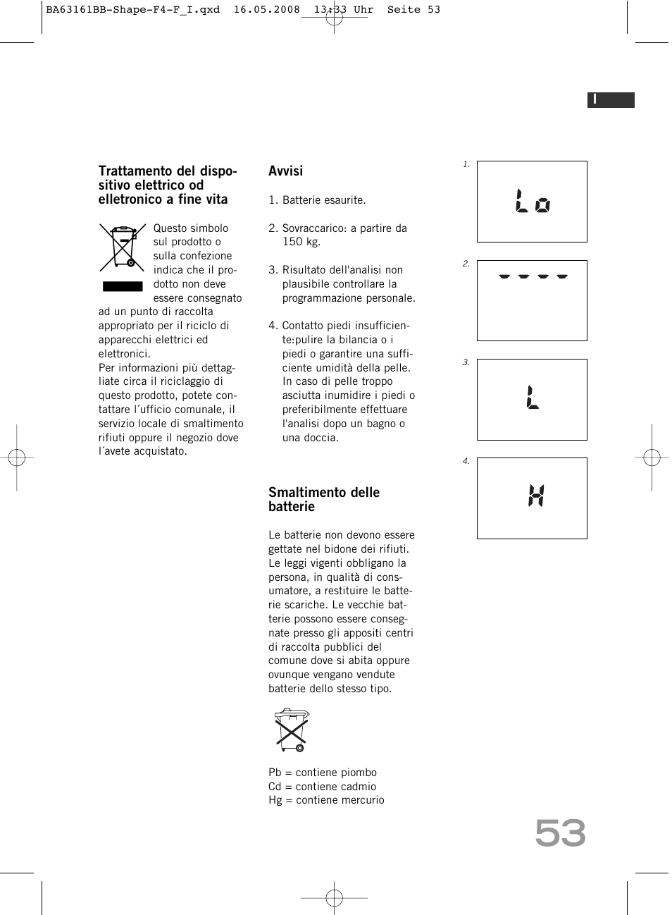 SOEHNLE Shape F4 User Manual | Page 53 / 240