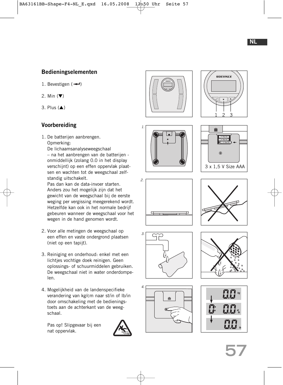 SOEHNLE Shape F4 User Manual | Page 57 / 240