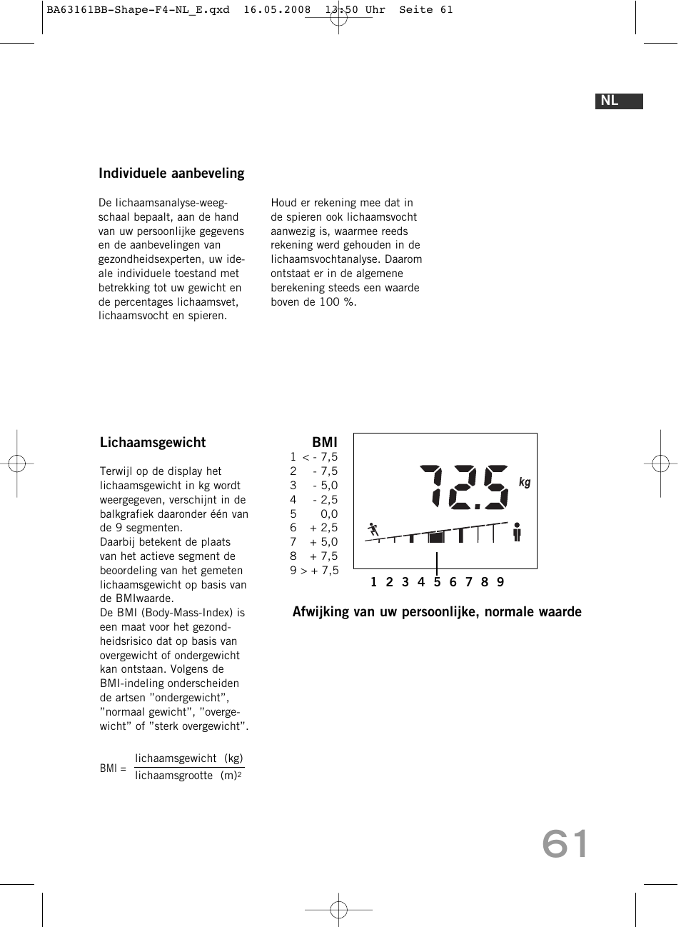 SOEHNLE Shape F4 User Manual | Page 61 / 240