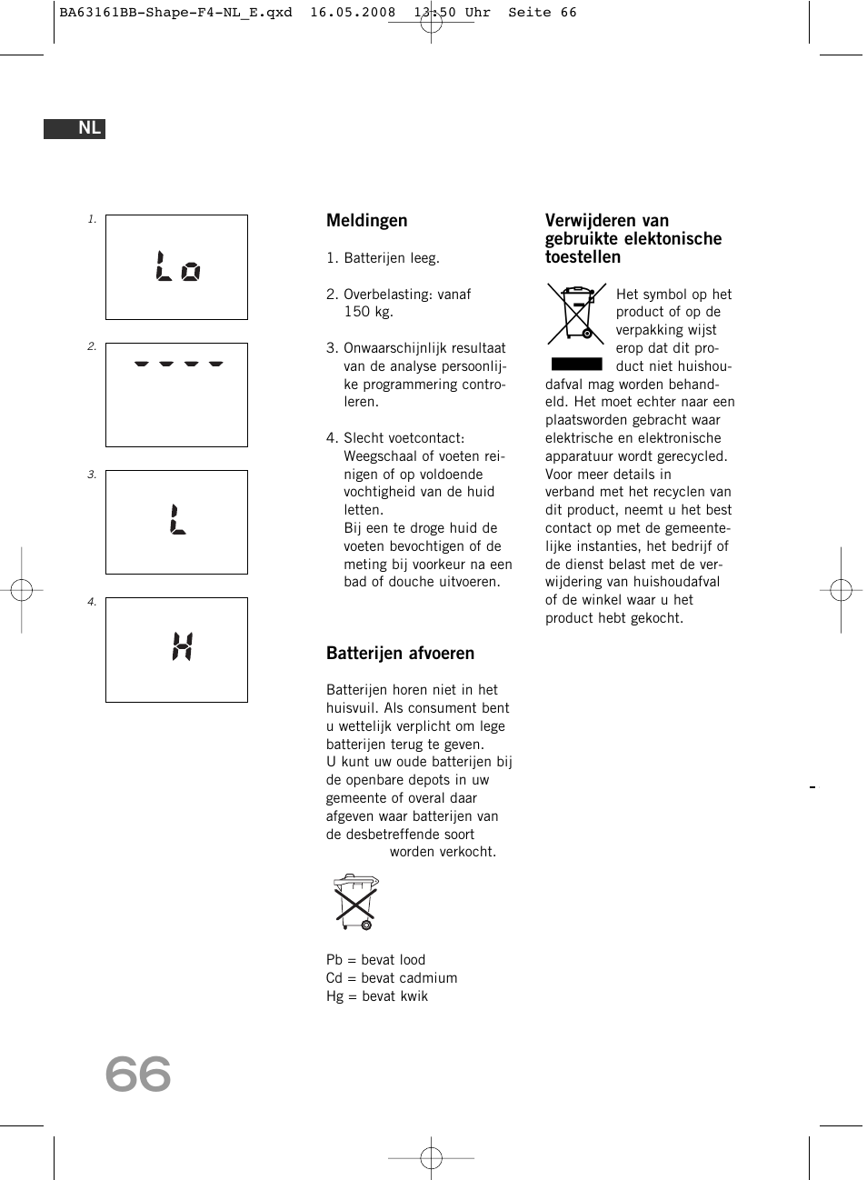 SOEHNLE Shape F4 User Manual | Page 66 / 240