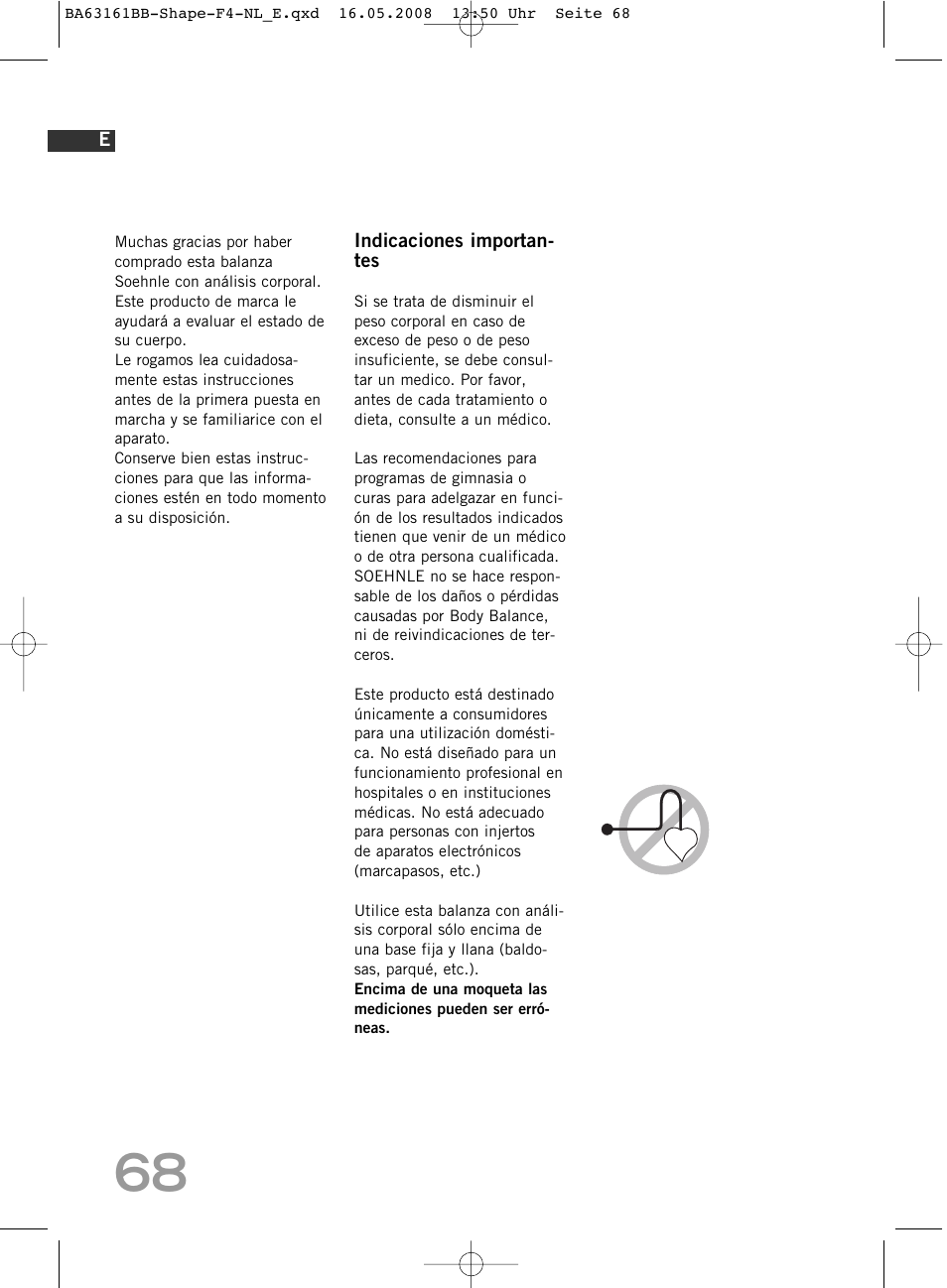SOEHNLE Shape F4 User Manual | Page 68 / 240