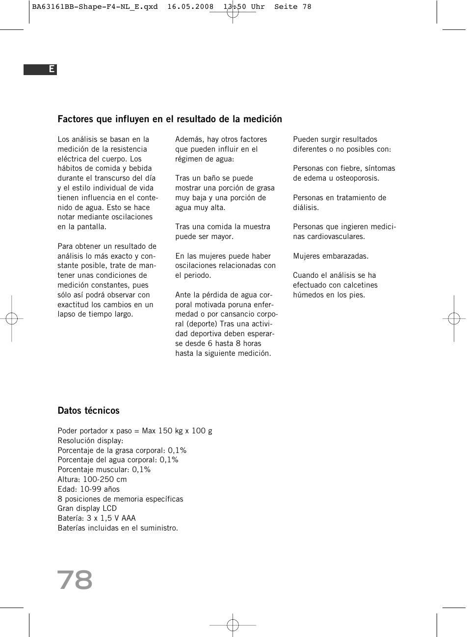 SOEHNLE Shape F4 User Manual | Page 78 / 240