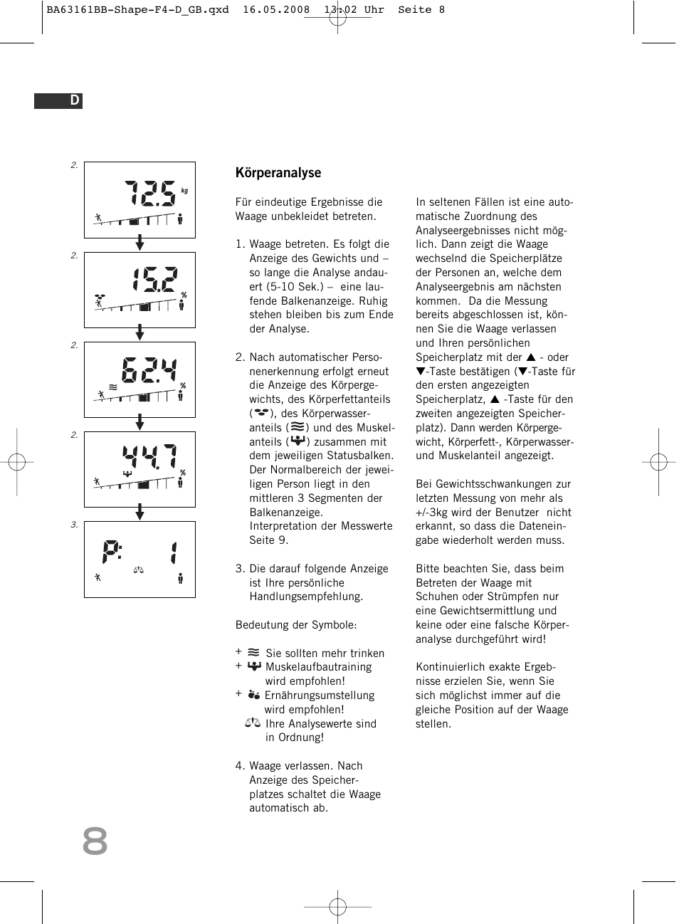 SOEHNLE Shape F4 User Manual | Page 8 / 240