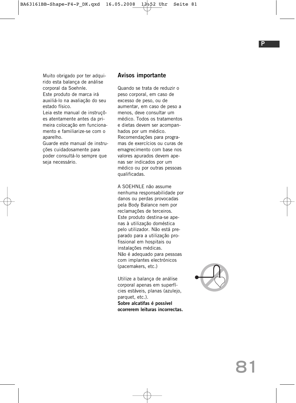 SOEHNLE Shape F4 User Manual | Page 81 / 240