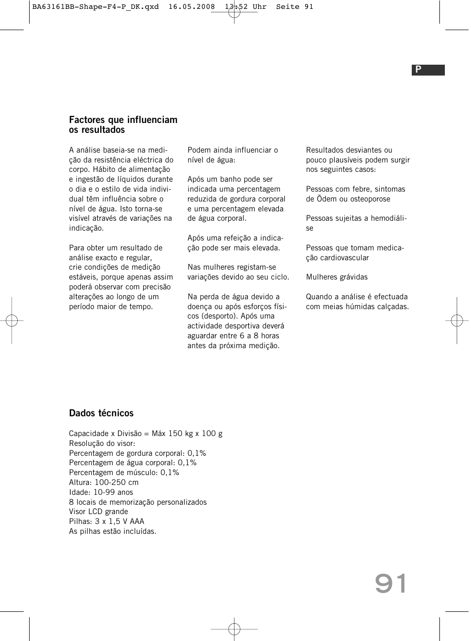 SOEHNLE Shape F4 User Manual | Page 91 / 240