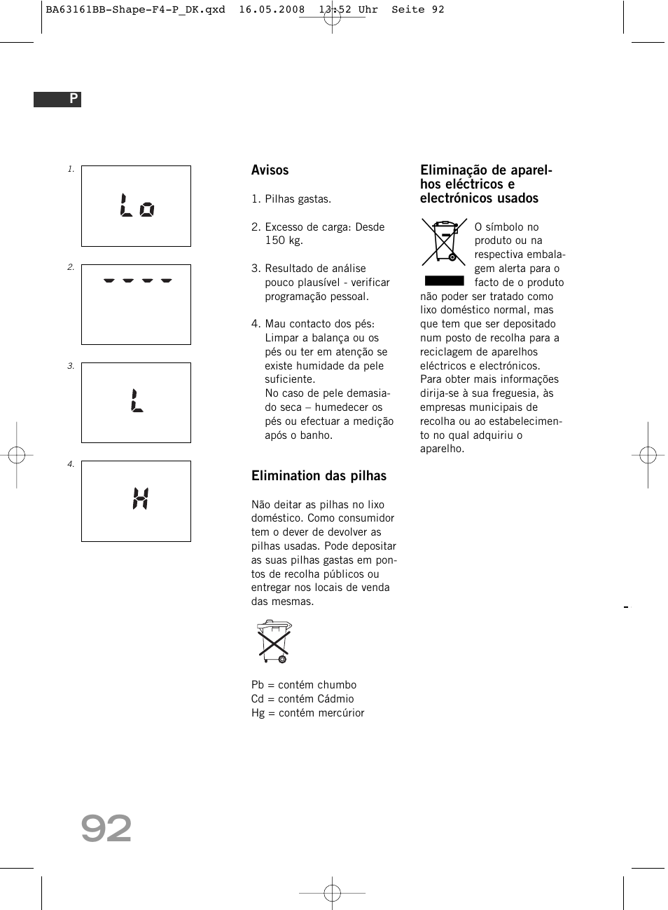 SOEHNLE Shape F4 User Manual | Page 92 / 240