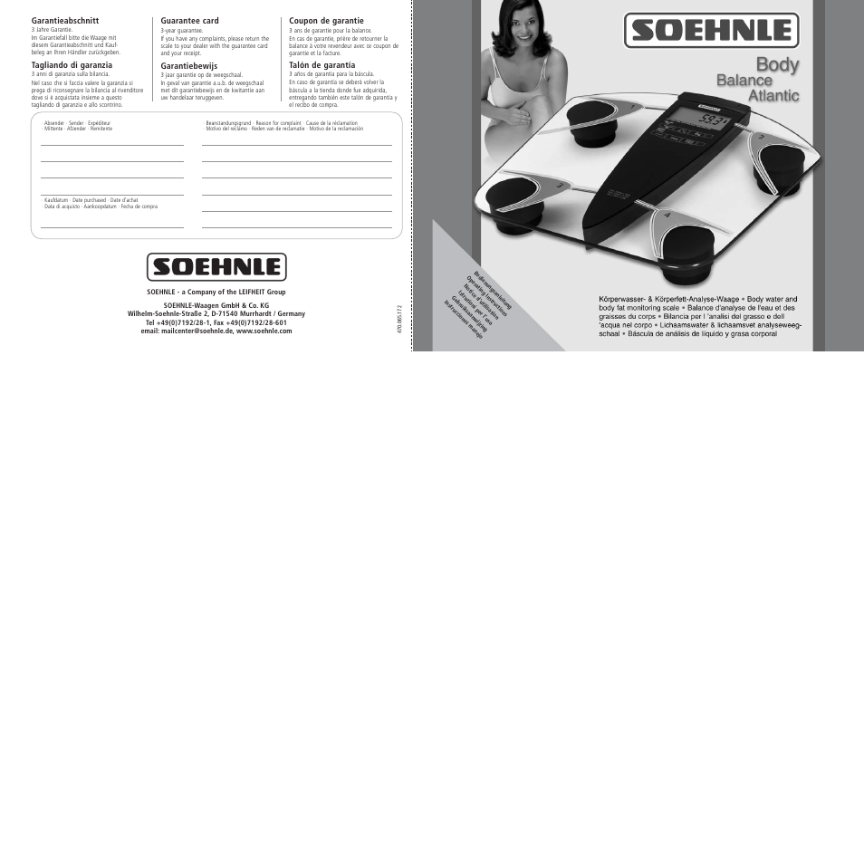 SOEHNLE Atlantic User Manual | 17 pages