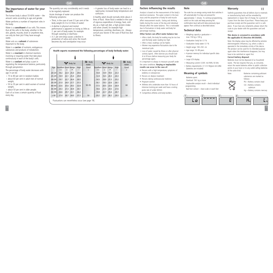 SOEHNLE Atlantic User Manual | Page 10 / 17