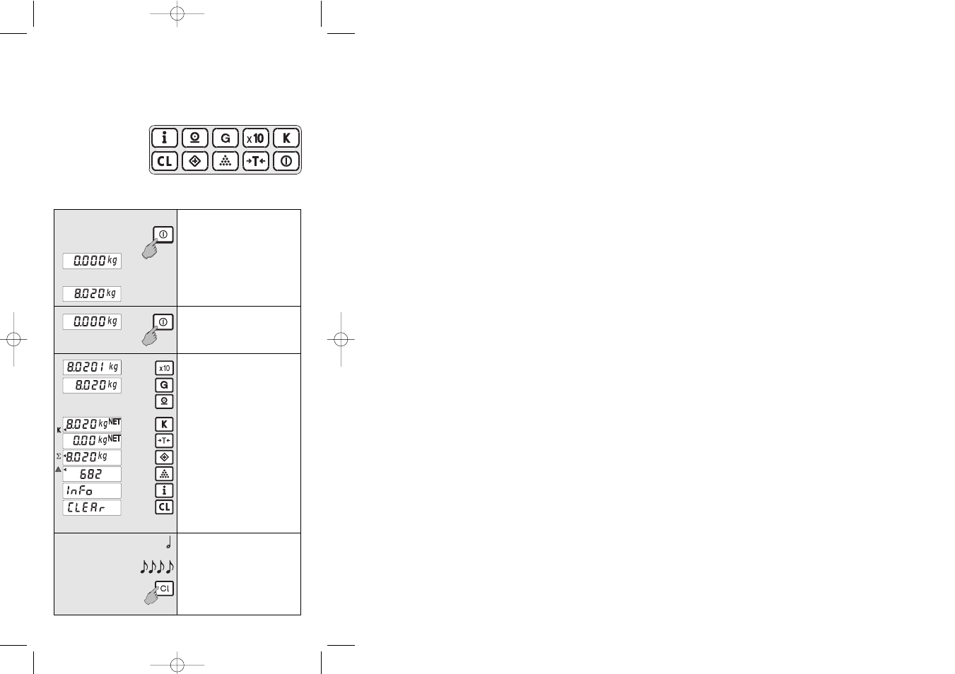 Fonctions du clavier manipulation | SOEHNLE CWC 7746 User Manual | Page 27 / 38