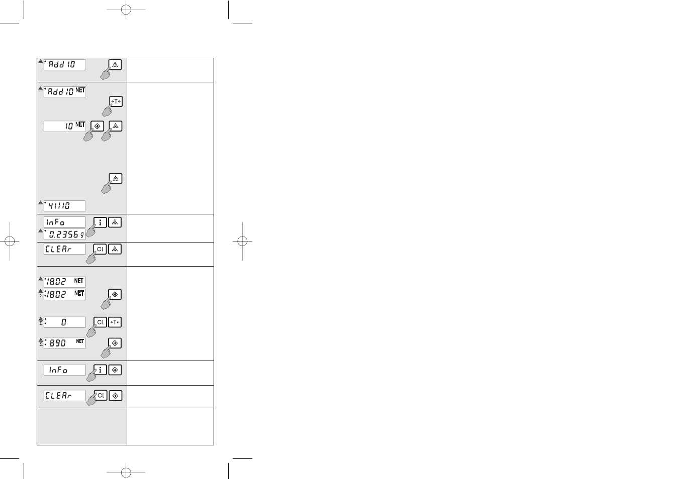 Comptage | SOEHNLE CWC 7746 User Manual | Page 32 / 38