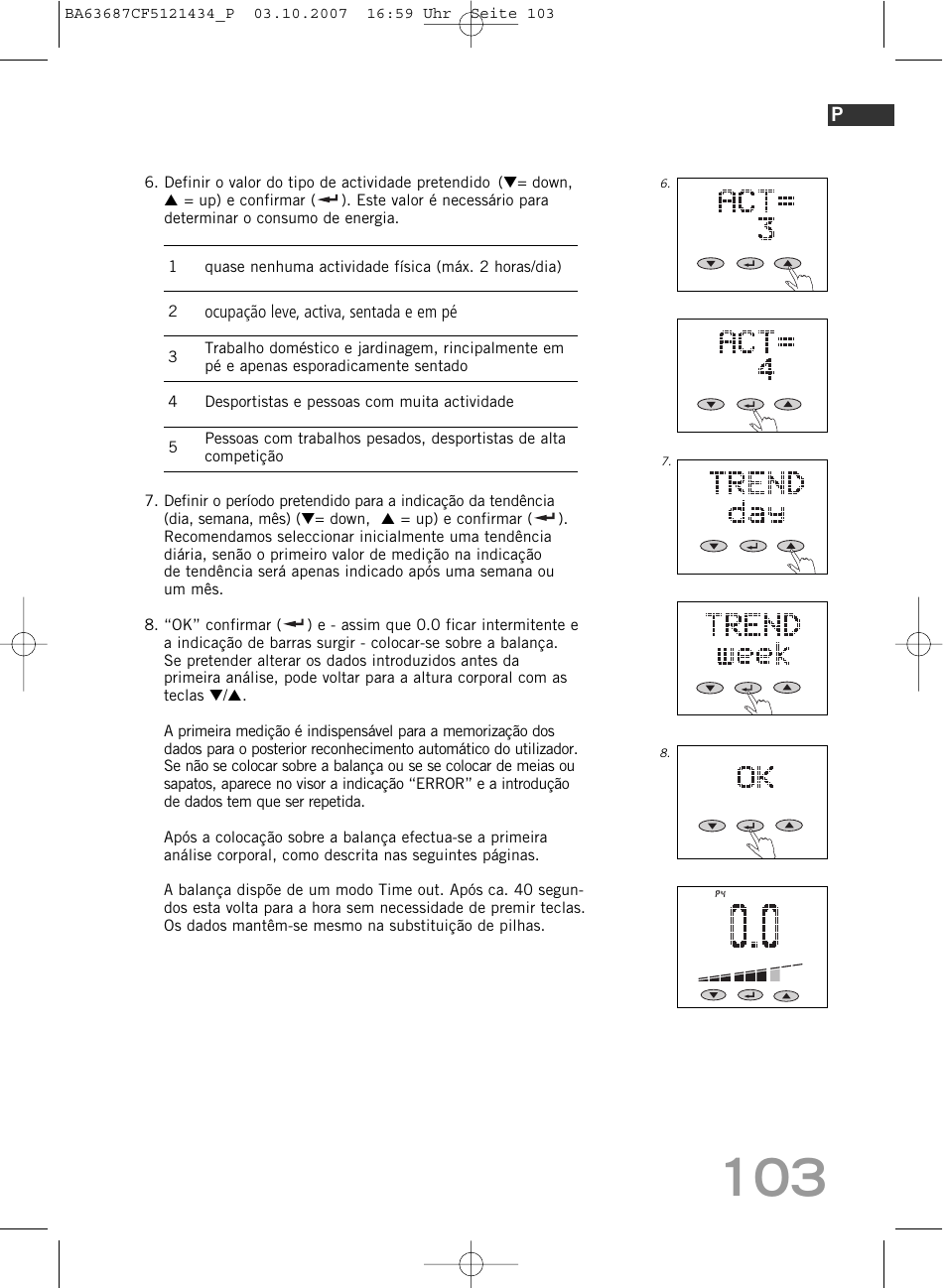 SOEHNLE Body Balance Slim F5 User Manual | Page 103 / 292
