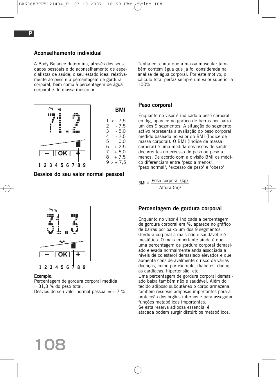 SOEHNLE Body Balance Slim F5 User Manual | Page 108 / 292