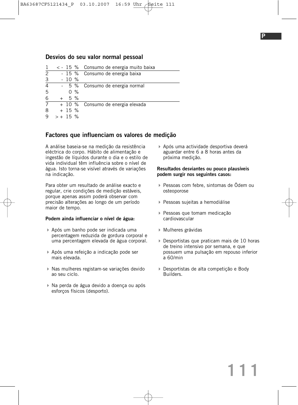 SOEHNLE Body Balance Slim F5 User Manual | Page 111 / 292