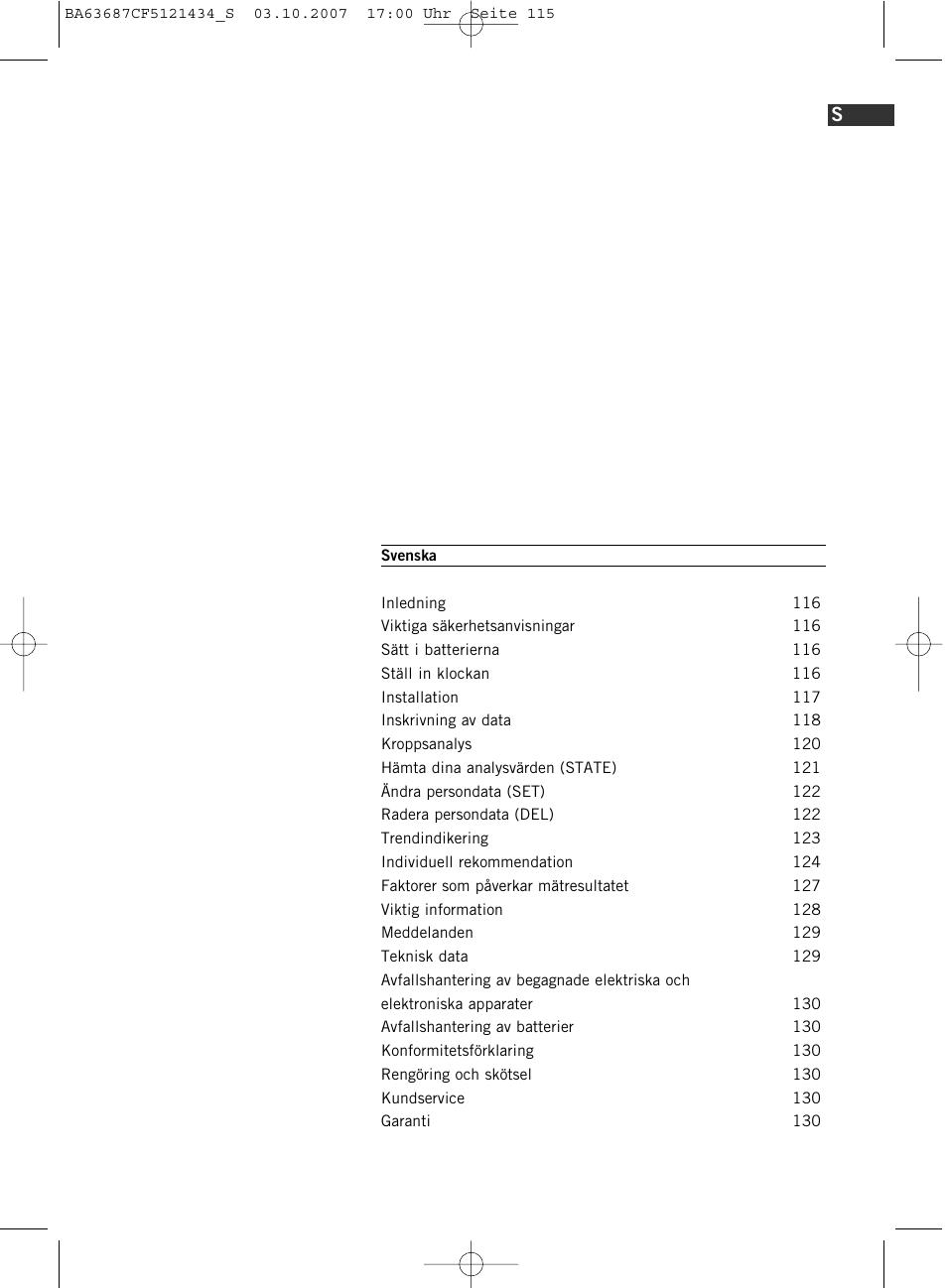SOEHNLE Body Balance Slim F5 User Manual | Page 115 / 292