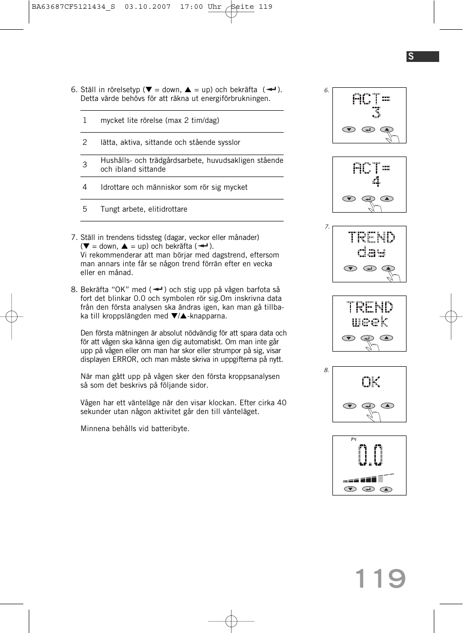 SOEHNLE Body Balance Slim F5 User Manual | Page 119 / 292