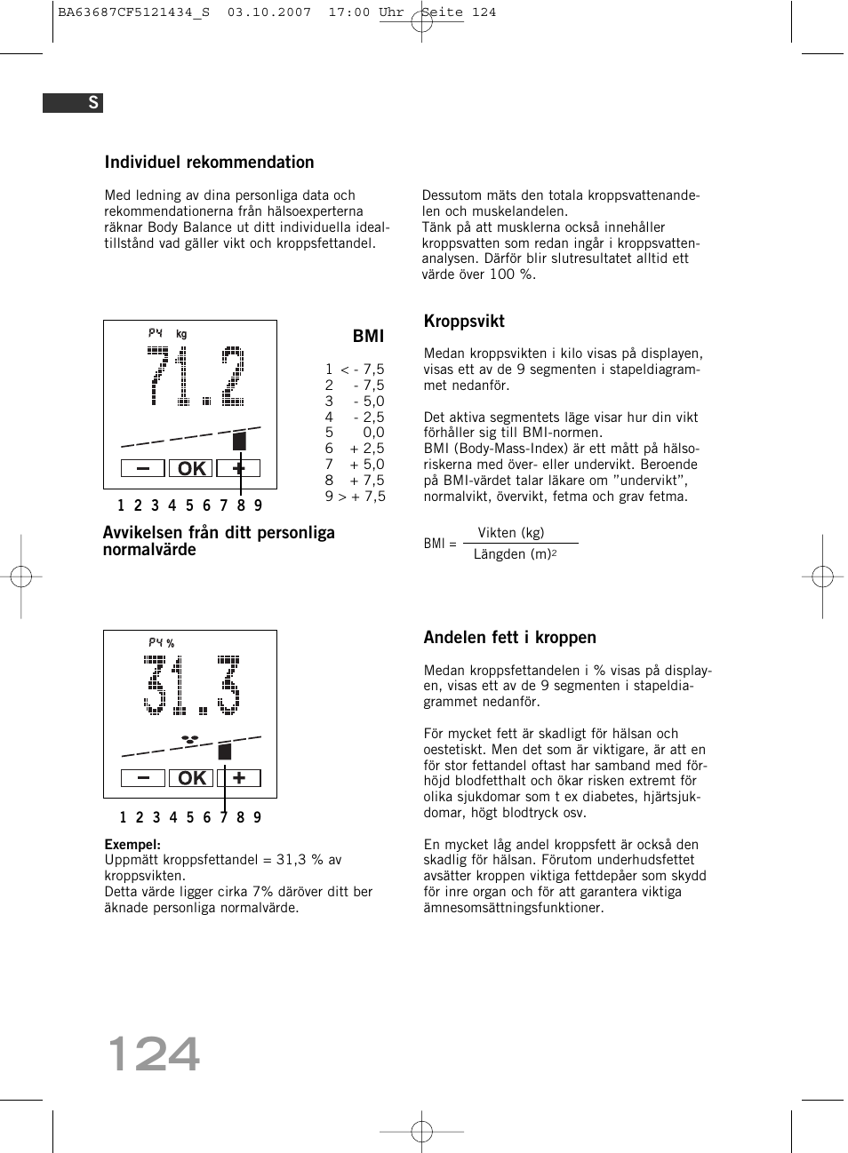SOEHNLE Body Balance Slim F5 User Manual | Page 124 / 292