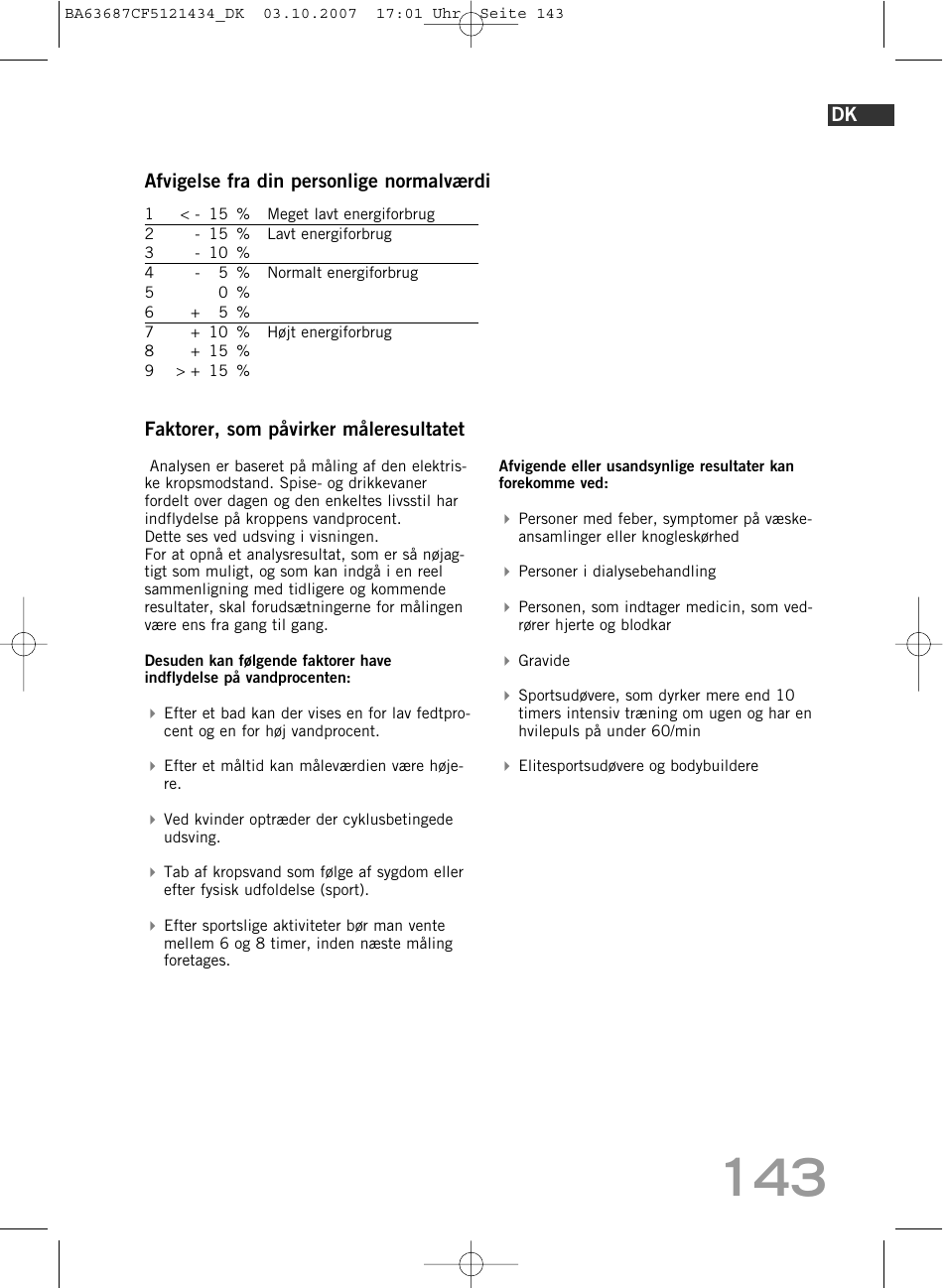 SOEHNLE Body Balance Slim F5 User Manual | Page 143 / 292