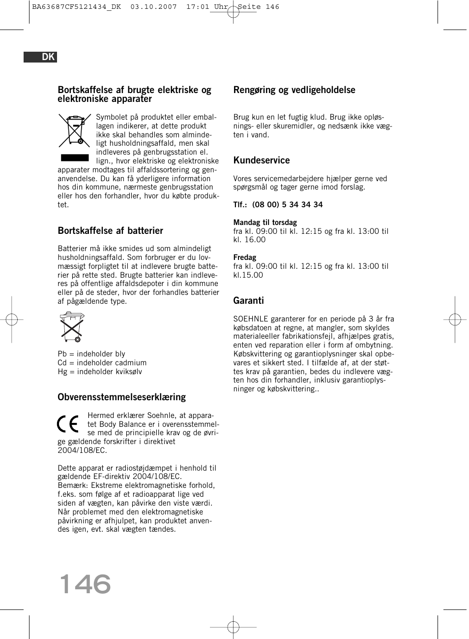 SOEHNLE Body Balance Slim F5 User Manual | Page 146 / 292