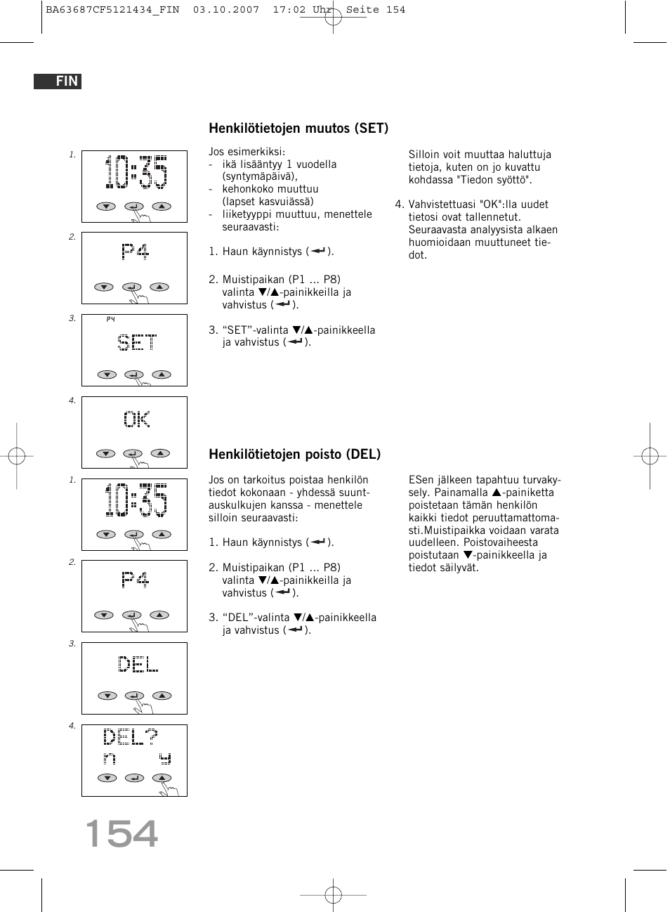 SOEHNLE Body Balance Slim F5 User Manual | Page 154 / 292